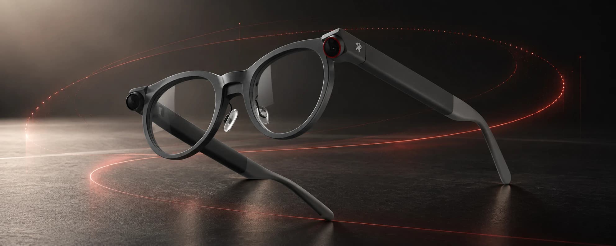 Savage glasses with a conceptual computation lighting motif
